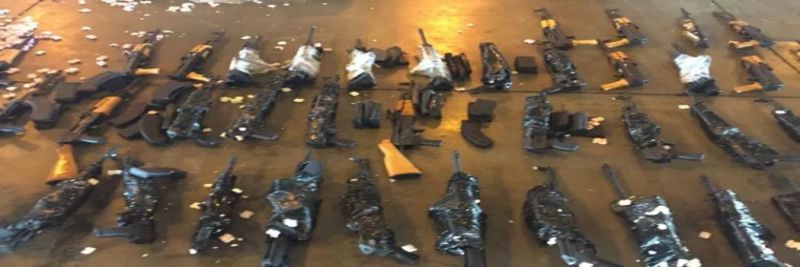 Polícia encontrou fuzis no Galeão